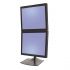 Кронштейн Ergotron 33-091-200, DS100 Dual-Monitor Desk Stand, вертикальный