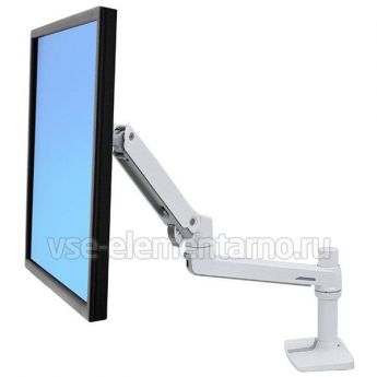 Кронштейн Ergotron 45-490-216, LX Desk Mount LCD Arm, белый