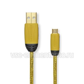 Кабель USB 2.0 тип A-B micro DAXX U83-03 (0,3 м)