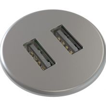 Розетка Kondator 935-PM30G, встраиваемая, антрацит