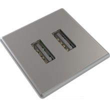 Розетка Kondator 935-PM31G, встраиваемая, антрацит