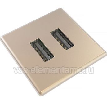 озетка Kondator 935-PM31M, встраиваемая, шампань