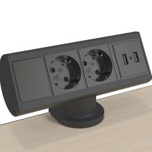 Розеточный блок Kondator 935-D2UC, настольный