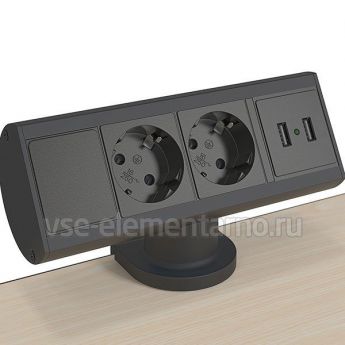 Розеточный блок Kondator 935-D2UC, настольный