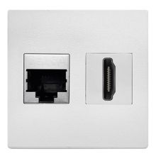 Модуль IMP ABL 2T0110DH (1xRJ45 Cat6A, 1xHDMI, белый) Модуль IMP ABL 2T0110DH (1xRJ45 Cat6A, 1xHDMI, белый)