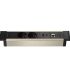 Розеточный блок Mebax G4102T-2AC1H1R-B (серия 47T), встраиваемый, чёрный
