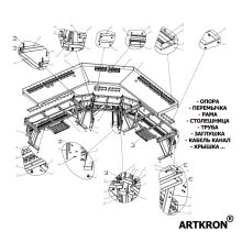 Диспетчерский стол ARTKRON Desktop-43218