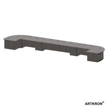 Стол пульт для операторов и диспетчеров ARTKRON Winner-8340