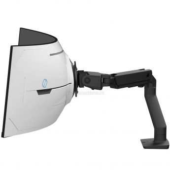 Кронштейн Ergotron 45-693-224, HX Desk Monitor Arm with VHD Pivot, чёрный