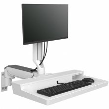 Кронштейн Ergotron 45-621-251, CareFit Combo Arm Keyboard & Monitor Mount