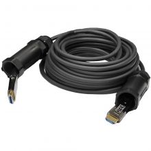 Кабель HDMI-HDMI Qtex HFOC-100A-10 (10 м)