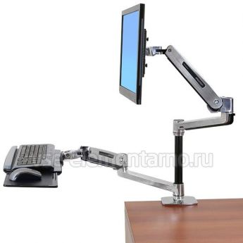 Рабочее место Ergotron 45-405-026, WorkFit-LX, Sit-Stand Desk Mount System